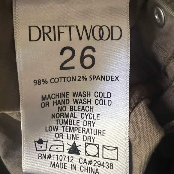 FREE PEOPLE DRIFTWOOD CAMO PANTS “ Jackie” Sz 25 - Picture 4 of 11